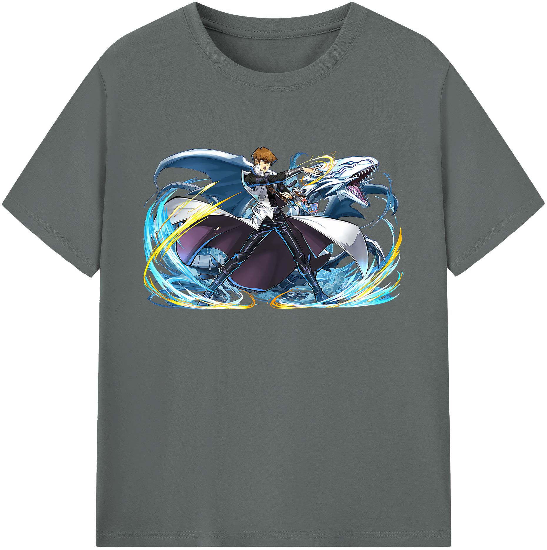 （画像用） 遊☆戯☆王 Yu-Gi-Oh! 綿100％ メンズ半袖Tシャツ｜肌触りやわらか＆通気性